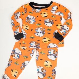Peanuts Snoopy Halloween Pajamas Set – Toddler Boys 3T